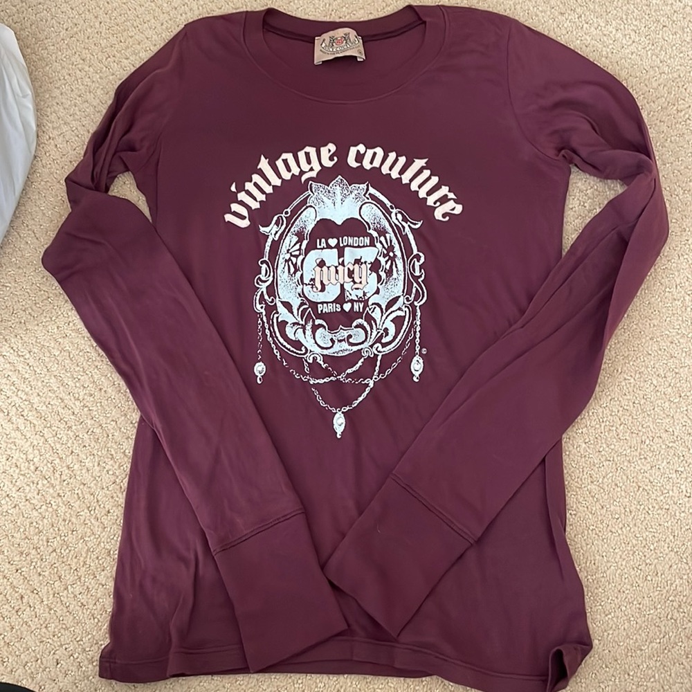 Vintage Juicy Couture long sleeve tee